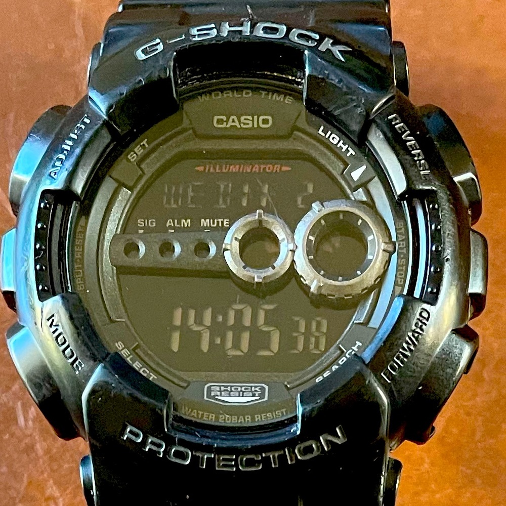 First-gen G-Shock GD100 (Iraq and Back), sat for years in a drawer. Still works.